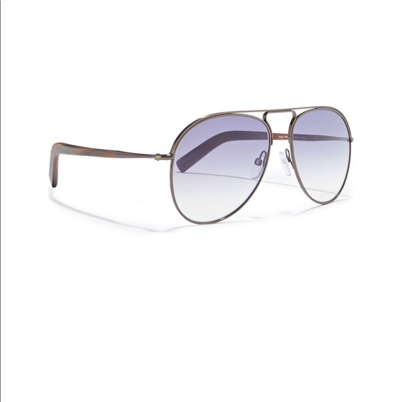 UNISEX AUTHENTIC Tom Ford Sunglasses Purple Gradient Aviator Shades For Him Her - Picture 2 of 6